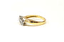 Bague 55 Bague trilogie en or jaune et or blanc 18k, diamants taille brillant 58 Facettes DV-TRI-2610-1