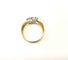 Bague 55 Bague trilogie en or jaune et or blanc 18k, diamants taille brillant 58 Facettes DV-TRI-2610-1