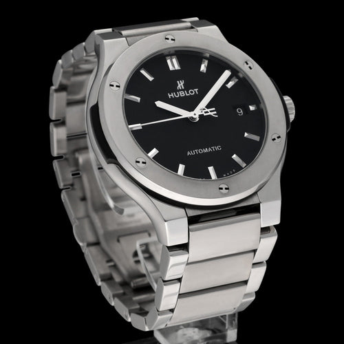 Montre Hublot Classic Fusion - Montre automatique en titane, 510.NX.1170.NX, boîte et papiers, 2023 58 Facettes HBL/FSN/001
