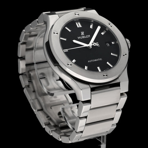 Montre Hublot Classic Fusion - Montre automatique en titane, 510.NX.1170.NX, boîte et papiers, 2023 58 Facettes HBL/FSN/001