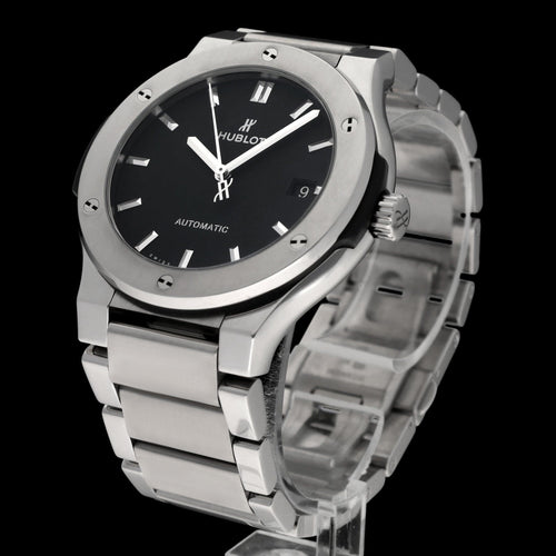 Montre Hublot Classic Fusion - Montre automatique en titane, 510.NX.1170.NX, boîte et papiers, 2023 58 Facettes HBL/FSN/001