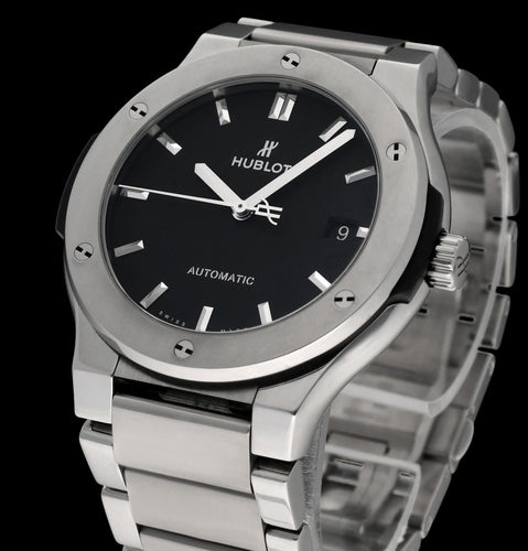 Montre Hublot Classic Fusion - Montre automatique en titane, 510.NX.1170.NX, boîte et papiers, 2023 58 Facettes HBL/FSN/001