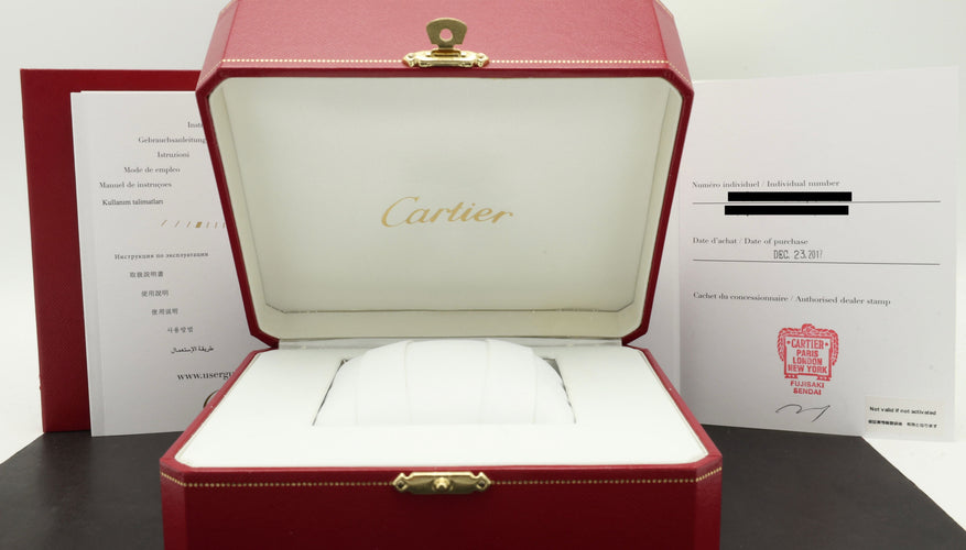 Montre Cartier - Montre Pasha 2973, boîte et papiers, 2017 58 Facettes CRT/PSA/008