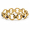 Bracelet Bracelet Tank en or jaune 750‰, pierres de couleur 58 Facettes 260049SP