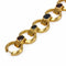 Bracelet Bracelet Tank en or jaune 750‰, pierres de couleur 58 Facettes 260049SP