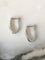 Boucles d'oreilles Boucles d’oreilles en or blanc 18k avec diamants taille princesse 58 Facettes 304