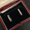 Boucles d'oreilles Boucles d’oreilles en or blanc 18k avec diamants taille princesse 58 Facettes 304