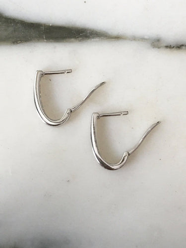 Boucles d'oreilles Boucles d’oreilles en or blanc 18k avec diamants taille princesse 58 Facettes 304