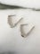 Boucles d'oreilles Boucles d’oreilles en or blanc 18k avec diamants taille princesse 58 Facettes 304