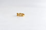 Bague 51 Bague double liens en or jaune 18k avec diamants 58 Facettes LP1960/RUNB