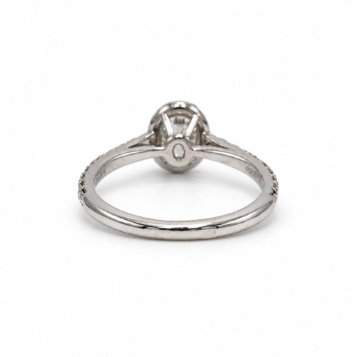 Bague 48 Tiffany & Co. - Bague solitaire Soleste en platine 950‰ 58 Facettes 260258R
