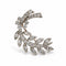Broche Broche en or blanc 750‰ et platine 950‰, diamants taille ancienne 58 Facettes 260253R