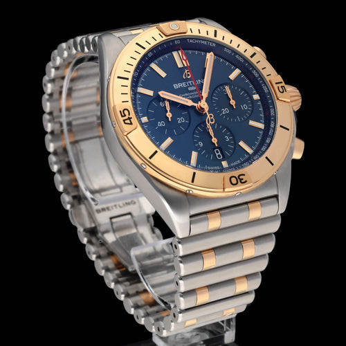 Montre Breitling Chronomat 42 - Montre automatique en or rose et acier, 42 mm 58 Facettes BTL/CHM/246