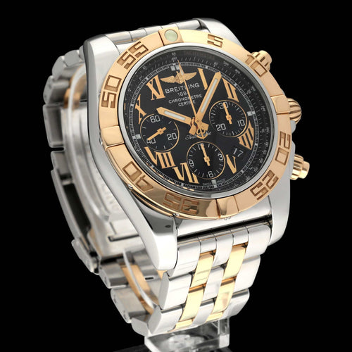 Montre Breitling - Montre Chronomat 44 CB0110 en or rose et acier, 2013 58 Facettes BTL/CHM/243