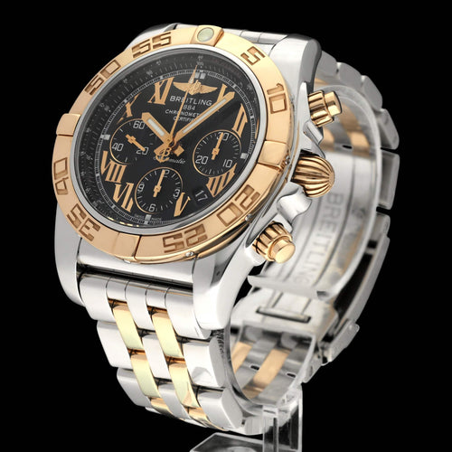 Montre Breitling - Montre Chronomat 44 CB0110 en or rose et acier, 2013 58 Facettes BTL/CHM/243