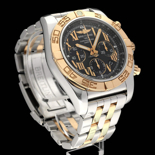 Montre Breitling - Montre Chronomat 44 CB0110 en or rose et acier, 2013 58 Facettes BTL/CHM/243