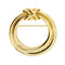 Broche Tiffany & Co. - Broche ronde nœud en or jaune 18 ct 58 Facettes 39787
