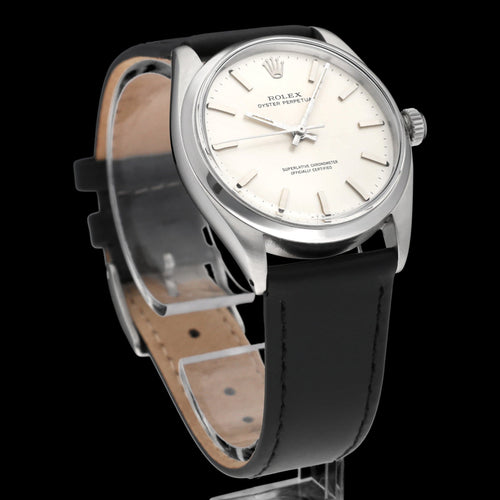 Montre Rolex - Montre Oyster Perpetual 34, réf. 6564, révisée, 1957 58 Facettes ROL/OOP/255
