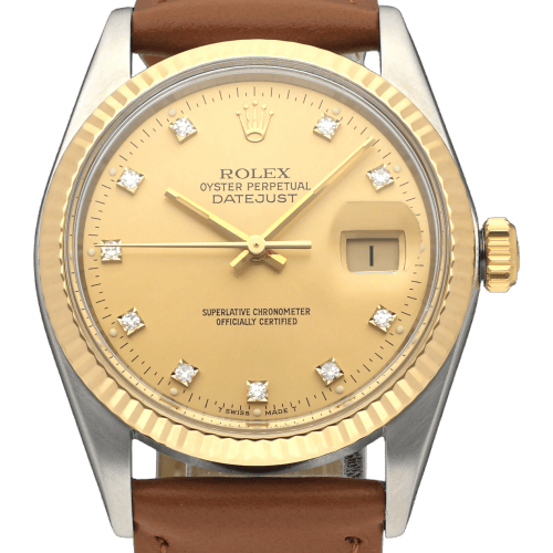 Montre Rolex Datejust - Montre automatique en or et acier, réf. 16013G (1986) 58 Facettes ROL/DJ1/1581