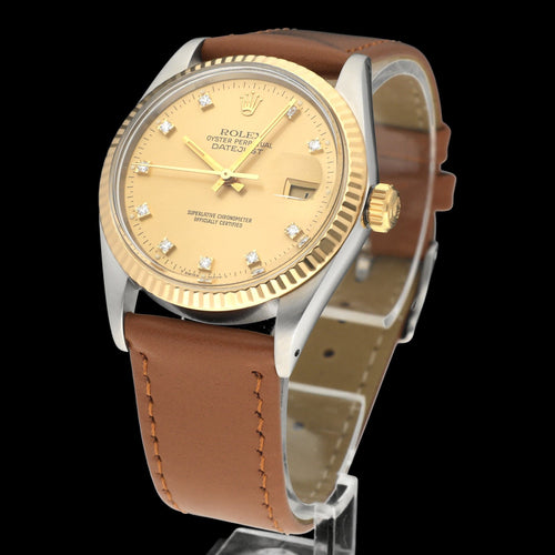 Montre Rolex Datejust - Montre automatique en or et acier, réf. 16013G (1986) 58 Facettes ROL/DJ1/1581