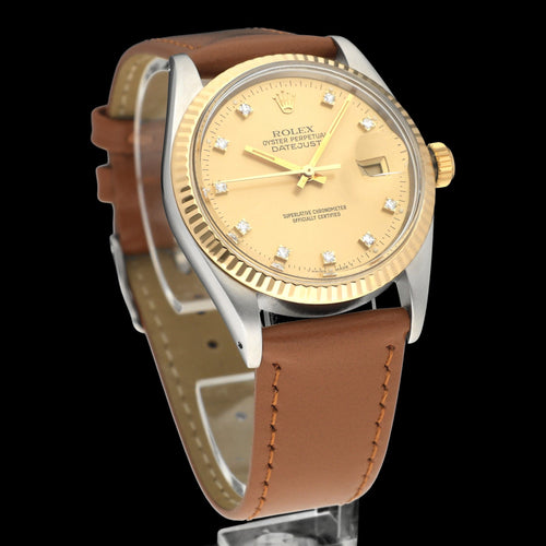 Montre Rolex Datejust - Montre automatique en or et acier, réf. 16013G (1986) 58 Facettes ROL/DJ1/1581