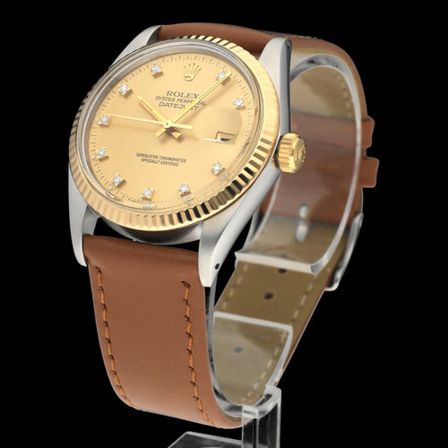 Montre Rolex Datejust - Montre automatique en or et acier, réf. 16013G (1986) 58 Facettes ROL/DJ1/1581