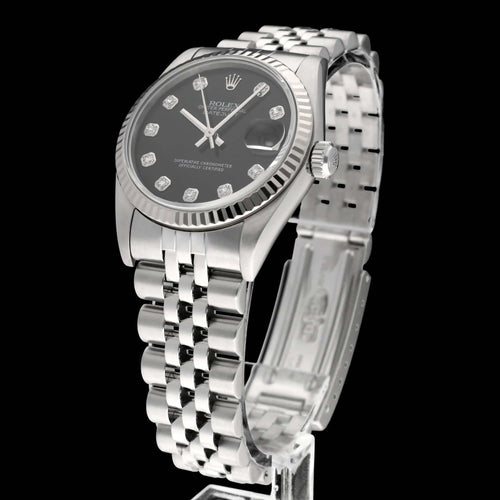 Montre Rolex Datejust 31 - Montre automatique en acier, 31 mm, 2001 58 Facettes ROL/LDJ/791
