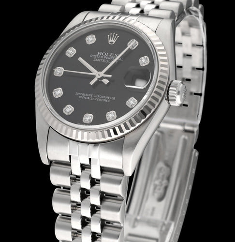 Montre Rolex Datejust 31 - Montre automatique en acier, 31 mm, 2001 58 Facettes ROL/LDJ/791