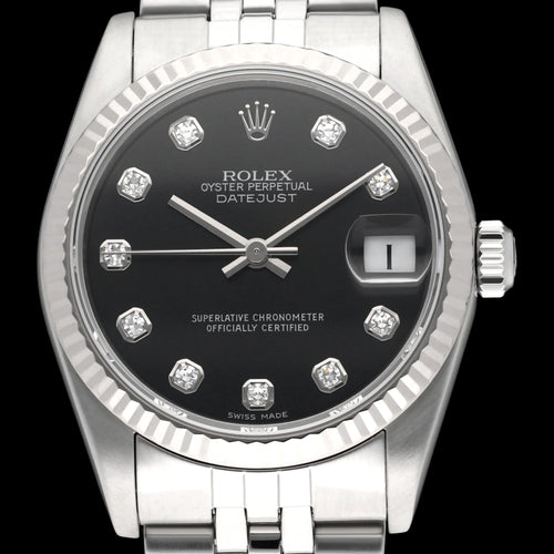 Montre Rolex Datejust 31 - Montre automatique en acier, 31 mm, 2001 58 Facettes ROL/LDJ/791