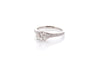 Bague 53 Bague - Diamant 1,23 ct G/VVS2 en platine et diamants 58 Facettes 27268-27373