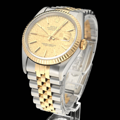 Montre Rolex - Montre Datejust 16233 à cadran « Computer », 1993 58 Facettes ROL/DJ1/1592
