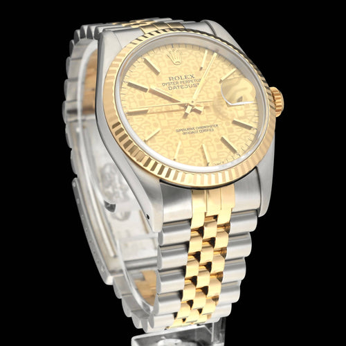 Montre Rolex - Montre Datejust 16233 à cadran « Computer », 1993 58 Facettes ROL/DJ1/1592