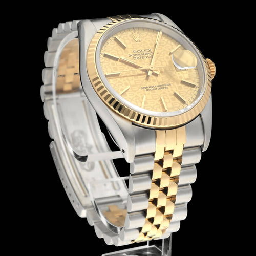 Montre Rolex - Montre Datejust 16233 à cadran « Computer », 1993 58 Facettes ROL/DJ1/1592