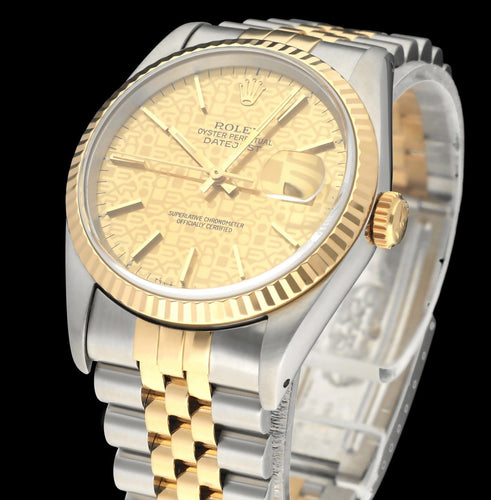 Montre Rolex - Montre Datejust 16233 à cadran « Computer », 1993 58 Facettes ROL/DJ1/1592