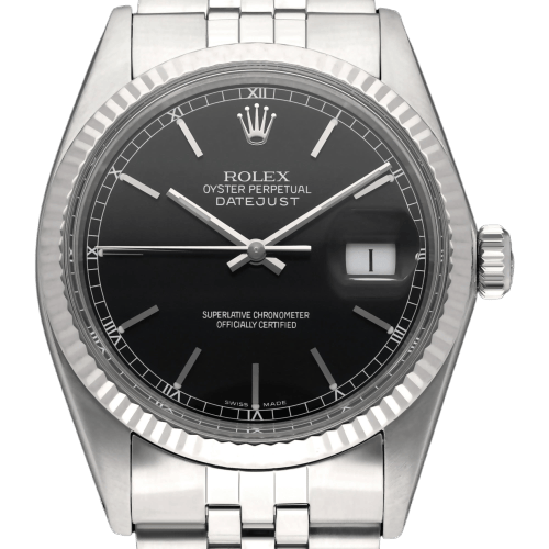 Montre Rolex - Montre Datejust 16014 automatique en acier, 1987, boîte et papiers 58 Facettes ROL/DJ1/1583
