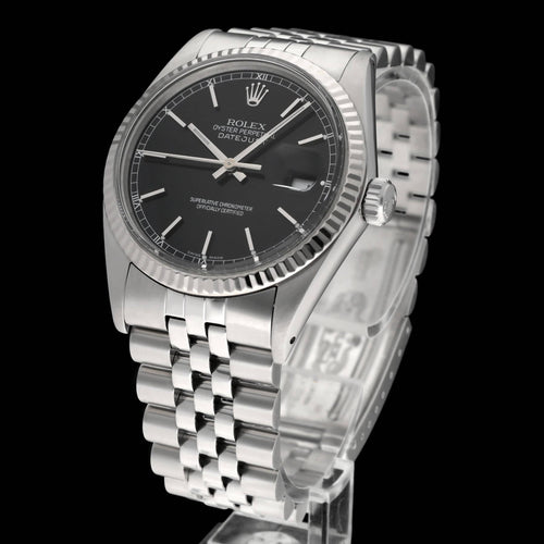 Montre Rolex - Montre Datejust 16014 automatique en acier, 1987, boîte et papiers 58 Facettes ROL/DJ1/1583