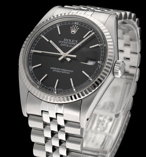 Montre Rolex - Montre Datejust 16014 automatique en acier, 1987, boîte et papiers 58 Facettes ROL/DJ1/1583