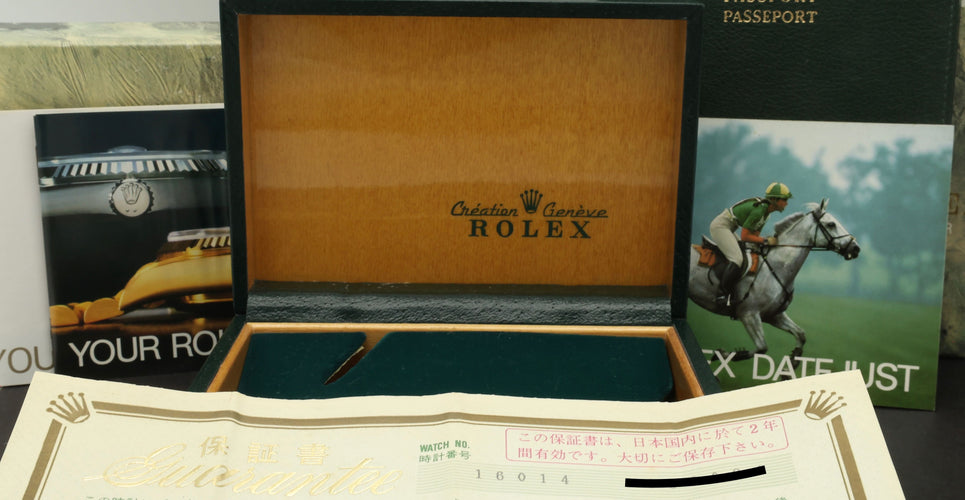 Montre Rolex - Montre Datejust 16014 automatique en acier, 1987, boîte et papiers 58 Facettes ROL/DJ1/1583