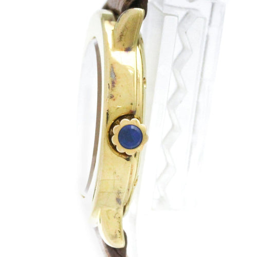 Montre Cartier - Montre Ronde Must de Cartier à quartz, acier inoxydable, boîtier plaqué or 58 Facettes d7p6m5wdwq