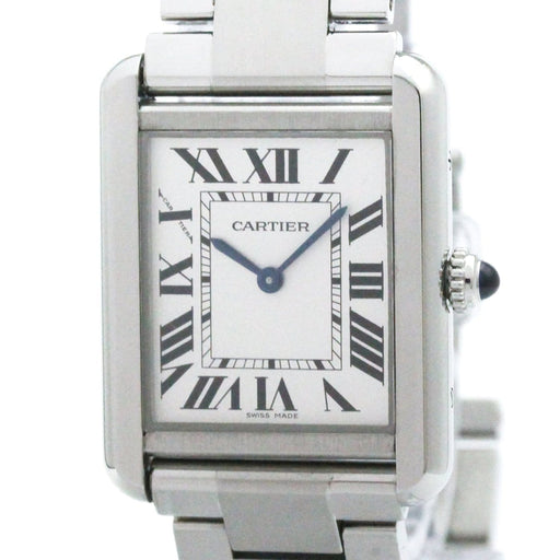 Montre Cartier - Montre Tank Solo à quartz en acier inoxydable 58 Facettes hmca1kull0