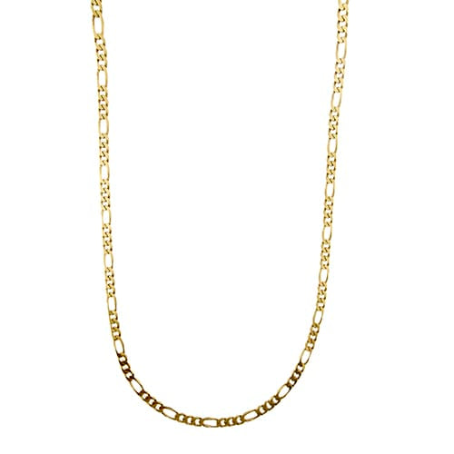 Collier Chini - Collier maille Figaro en or jaune 18 ct 58 Facettes 37411