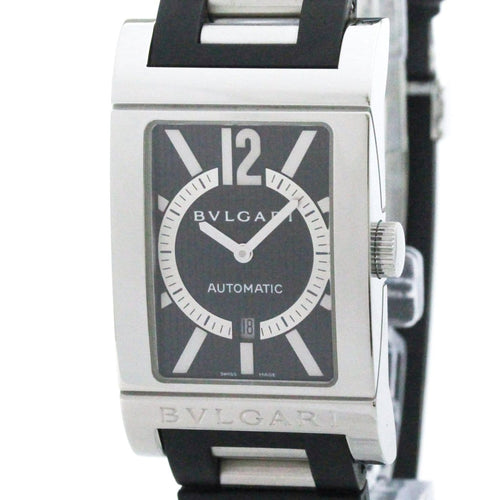 Montre Bvlgari - Montre Rettangolo automatique en acier inoxydable 58 Facettes uvwjccr7ad