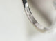 Bague 54 Bague solitaire en or blanc 18k avec émeraude et diamants 58 Facettes AN-003
