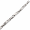 Bracelet Bracelet à plaques en or blanc 18 carats 58 Facettes 12335176