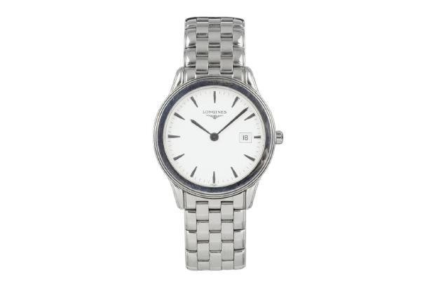 Montre Longines Flagship L4.736.4 - Montre à quartz en acier 58 Facettes TOT-01774