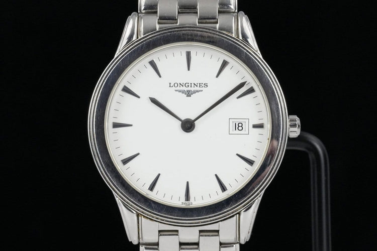 Montre Longines Flagship L4.736.4 - Montre à quartz en acier 58 Facettes TOT-01774