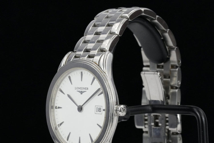 Montre Longines Flagship L4.736.4 - Montre à quartz en acier 58 Facettes TOT-01774