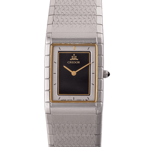 Montre Seiko Credor Signo Elegance « Tank » - Montre femme à quartz 58 Facettes TOT-11967
