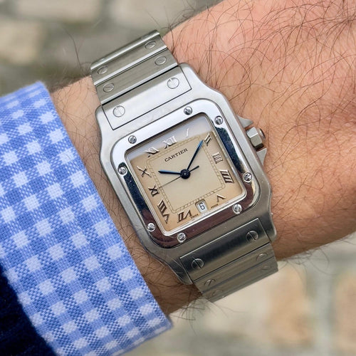 Montre Cartier - Montre Santos Galbée 987901 58 Facettes 108