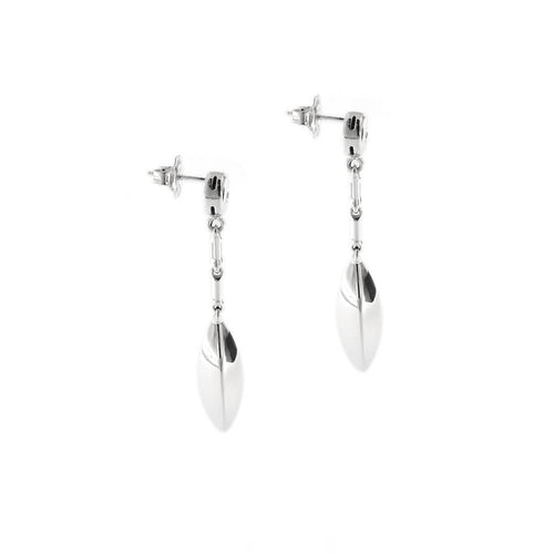 Boucles d'oreilles Chimento - Boucles d’oreilles pendantes en or blanc 18 ct et diamants 58 Facettes 35531